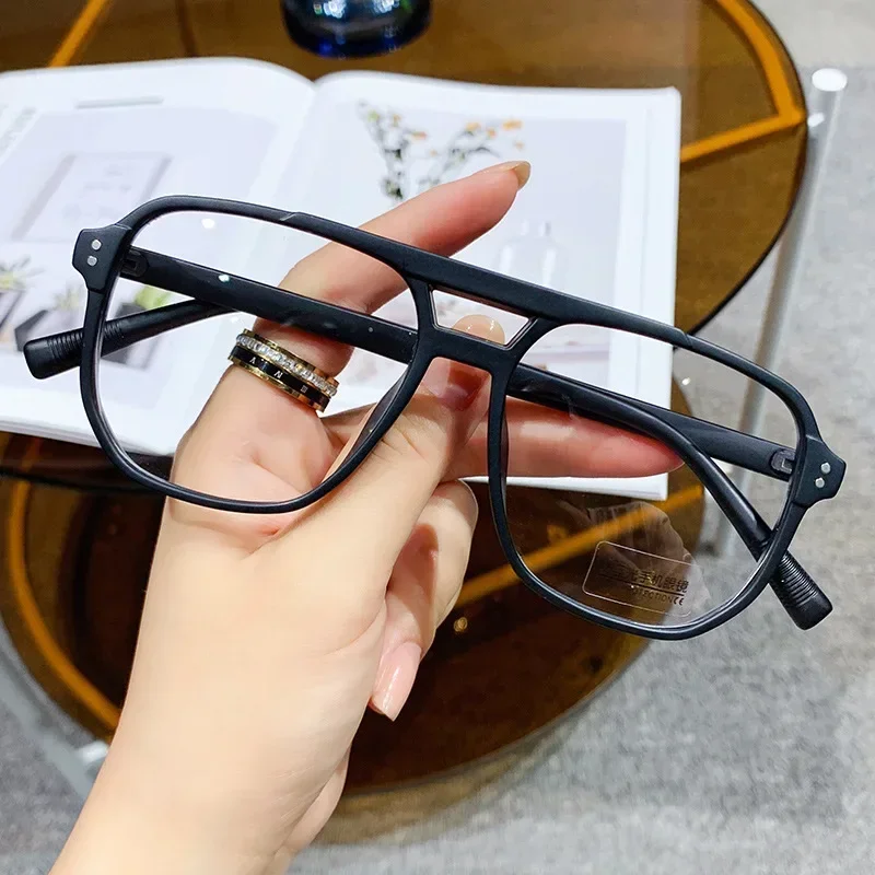 Top Trends: Transparent Computer Glasses TR Frame Women Men Anti Blue Light Square Eyewear Blocking Glasses Optical Spectacle Eyeglass Shoppable Styles