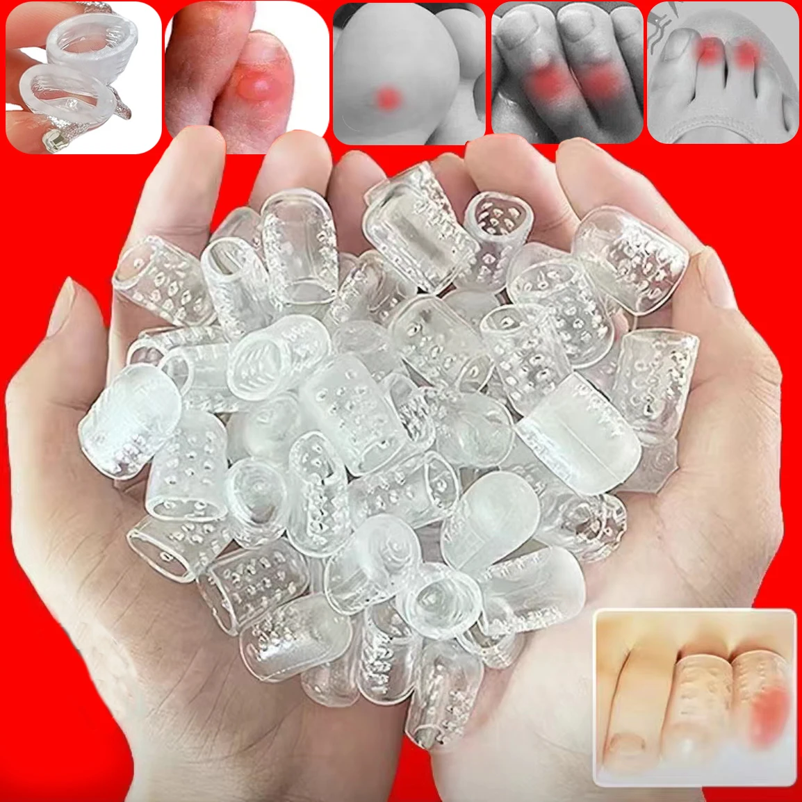 Top Trends: Silicone Toe Caps Anti-Friction Breathable Toe Protector Size Adjustable Prevents Blisters Toe Caps Cover Protectors Foot Care Shoppable Styles