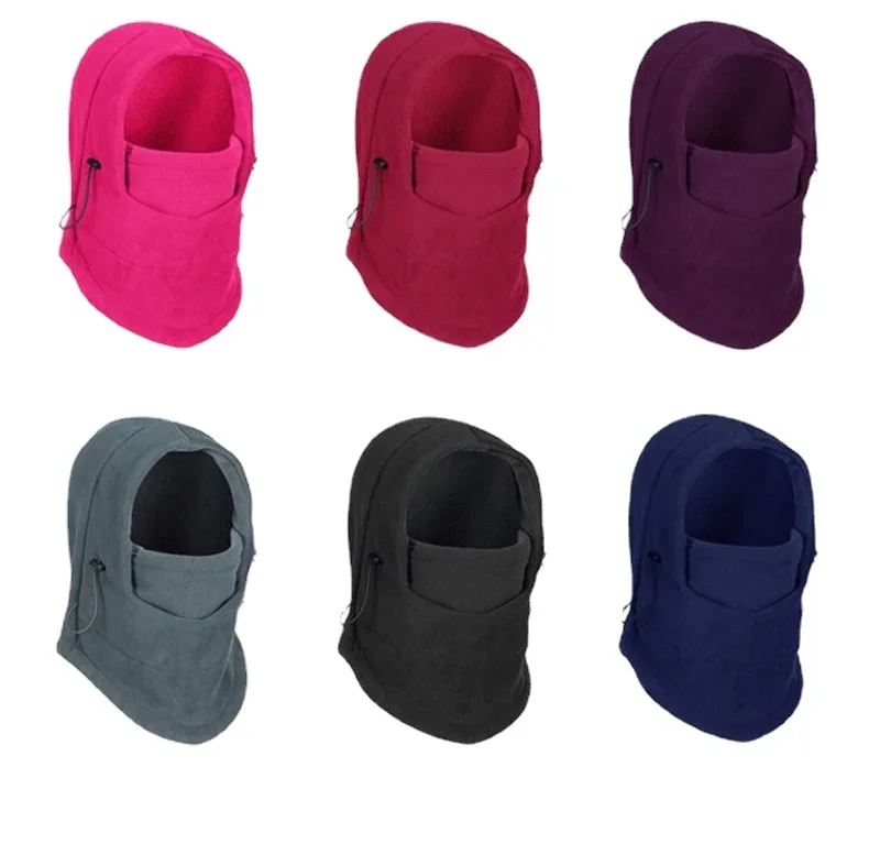 Top Trends: New Fashion Warm Cap Winter Men Women Hats Waterproof Thermal Fleece Balaclava Hat Hooded Neck Warmer Hiking Scarves Shoppable Styles