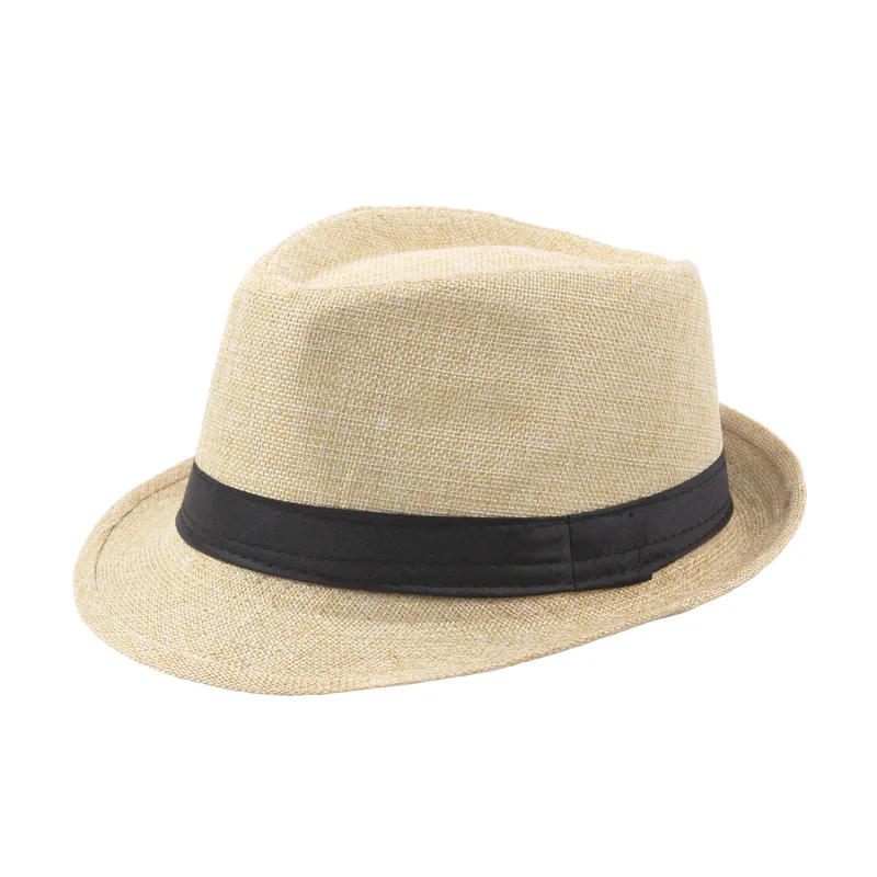 Top Trends: New Fashion Retro Men Wide Brim Hat Vintage Couple Cap Outdoor Adult Bowler Hats Summer Sun Straw Caps Men's Top Jazz Hat Shoppable Styles - Image 5