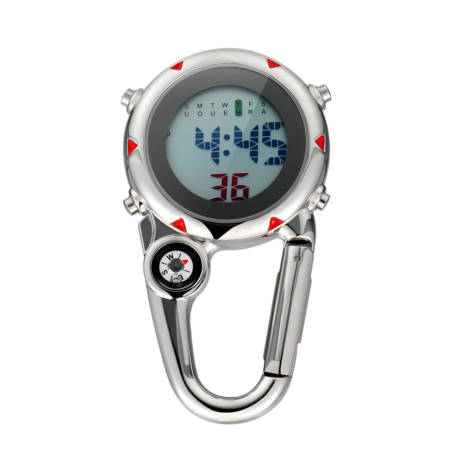 Top Trends: TOYMYTOY Mini Carabiner Watch Clip On Quartz Watch For Paramedics Outdoor Activities Shoppable Styles