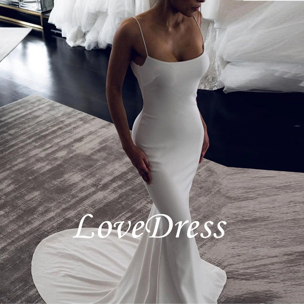 Top Trends: LoveDress Elegant Spaghetti Straps Mermaid Wedding Dresses For Brides 2023 Simple Open Back Sexy Bridal Gowns Robe De Mariee Shoppable Styles