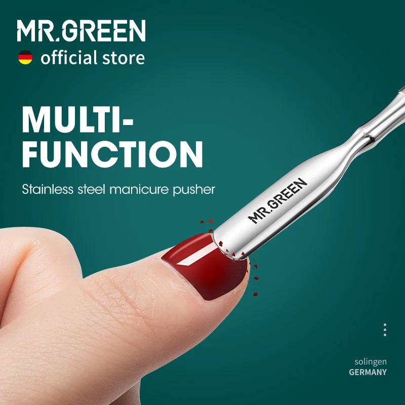 Top Trends: MR.GREEN Cuticle Pusher Double Ended Nail Polish Remover Manicure Pusher Tool Nail Dirt Cleaner Stainless Steel Dead Skin Pusher Shoppable Styles