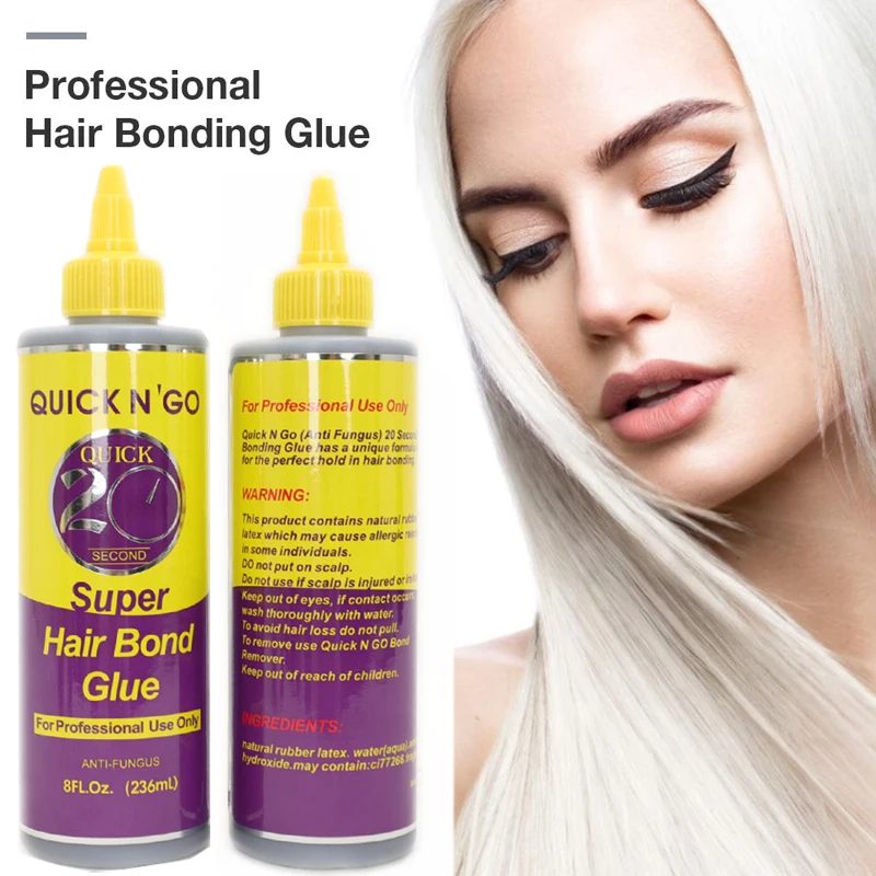 Top Trends: Waterproof Super Hair Bond Glue For Eyelashes Toupee Wig Hair Extension Professional Use Only Adhesive Bond 30 / 60 / 236ml Shoppable Styles