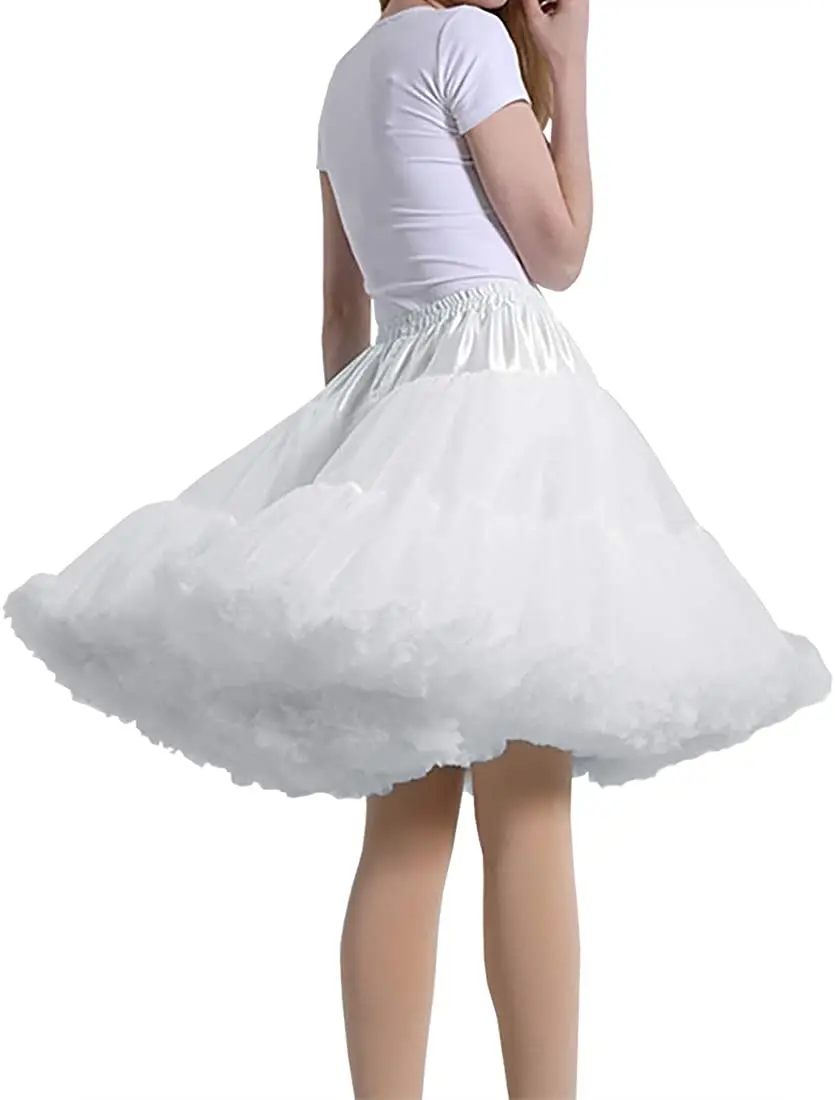 Top Trends: Women&#039;s Petticoat Skirt Adult Puffy Tutu Skirt Layered Ballet Tulle Pettiskirts Dress Costume Underskirt Shoppable Styles