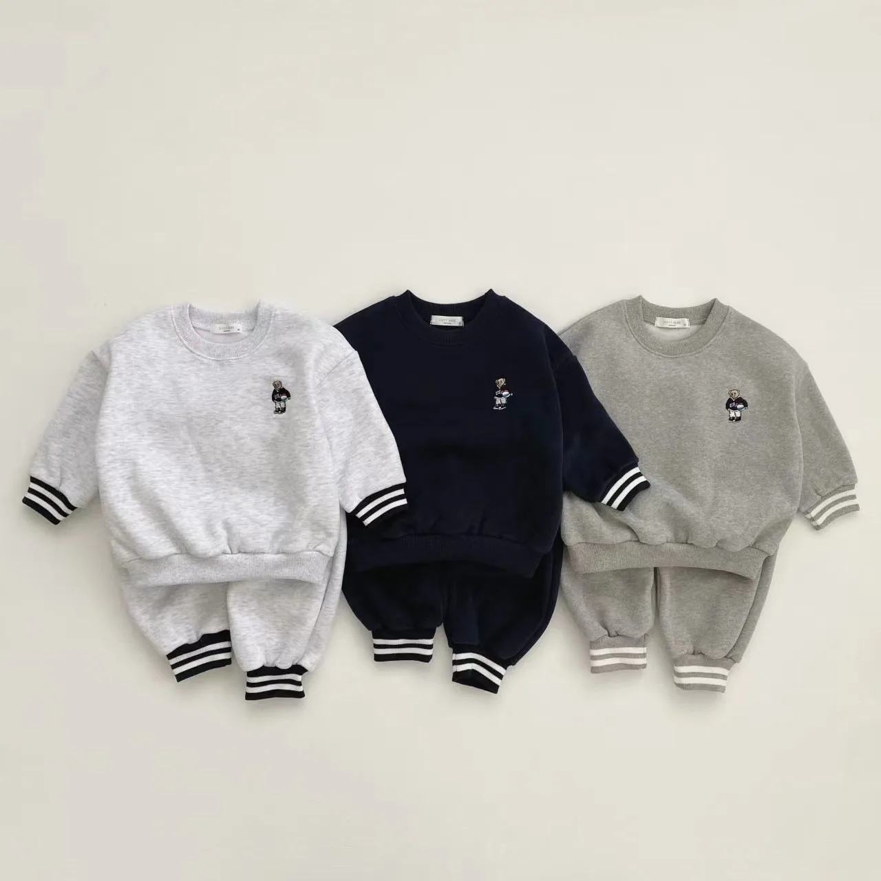 Top Trends: 2023 Autumn New Baby Long Sleeve Clothes Set Children Casual Sweatshirt + Pants 2pcs Suit Toddler Outfits Infant Boy Sportswear Shoppable Styles