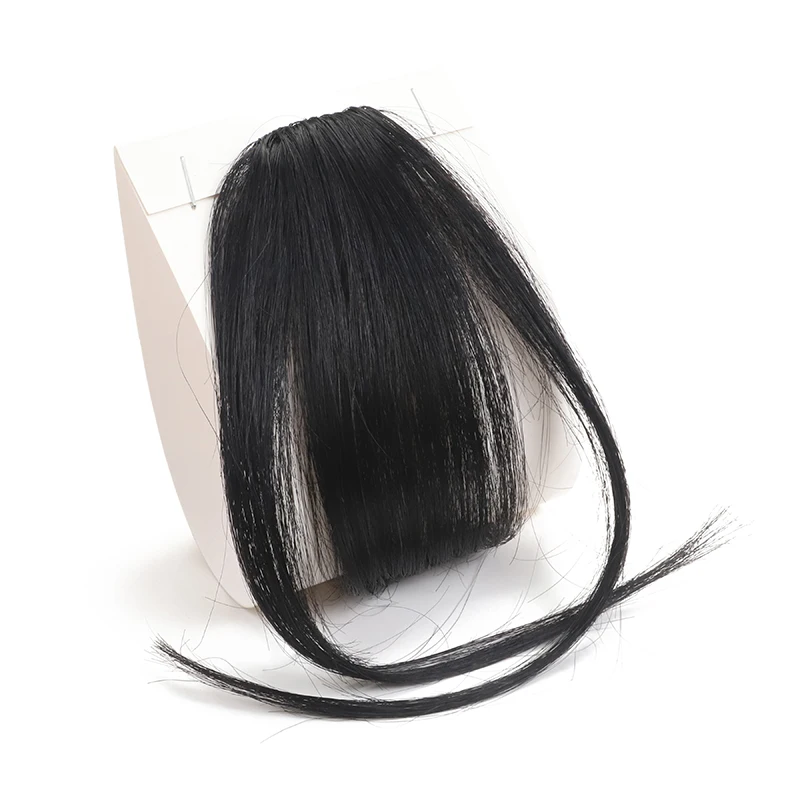 Top Trends: Human Hair Bangs Air Fringe On Wigs 100% Human Hair Bang With Clip 1Pcs Black Blonde Color Hair Pieces For Women Shoppable Styles - Image 3