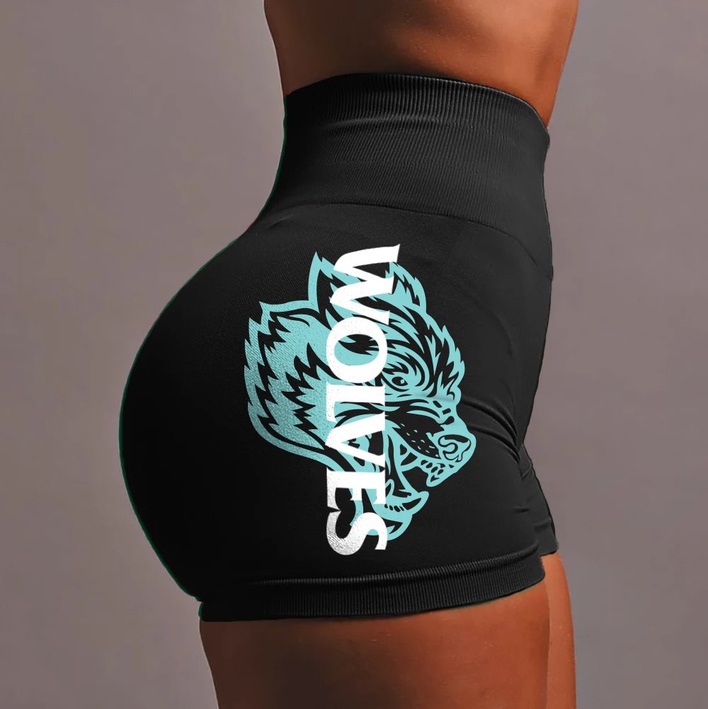 Top Trends: Darc Wolves Women Sports Shorts Squat Proof High Waist Quality Soft Fitness Tight Women Gym Yoga Darcsport Running Pants Shorts Shoppable Styles