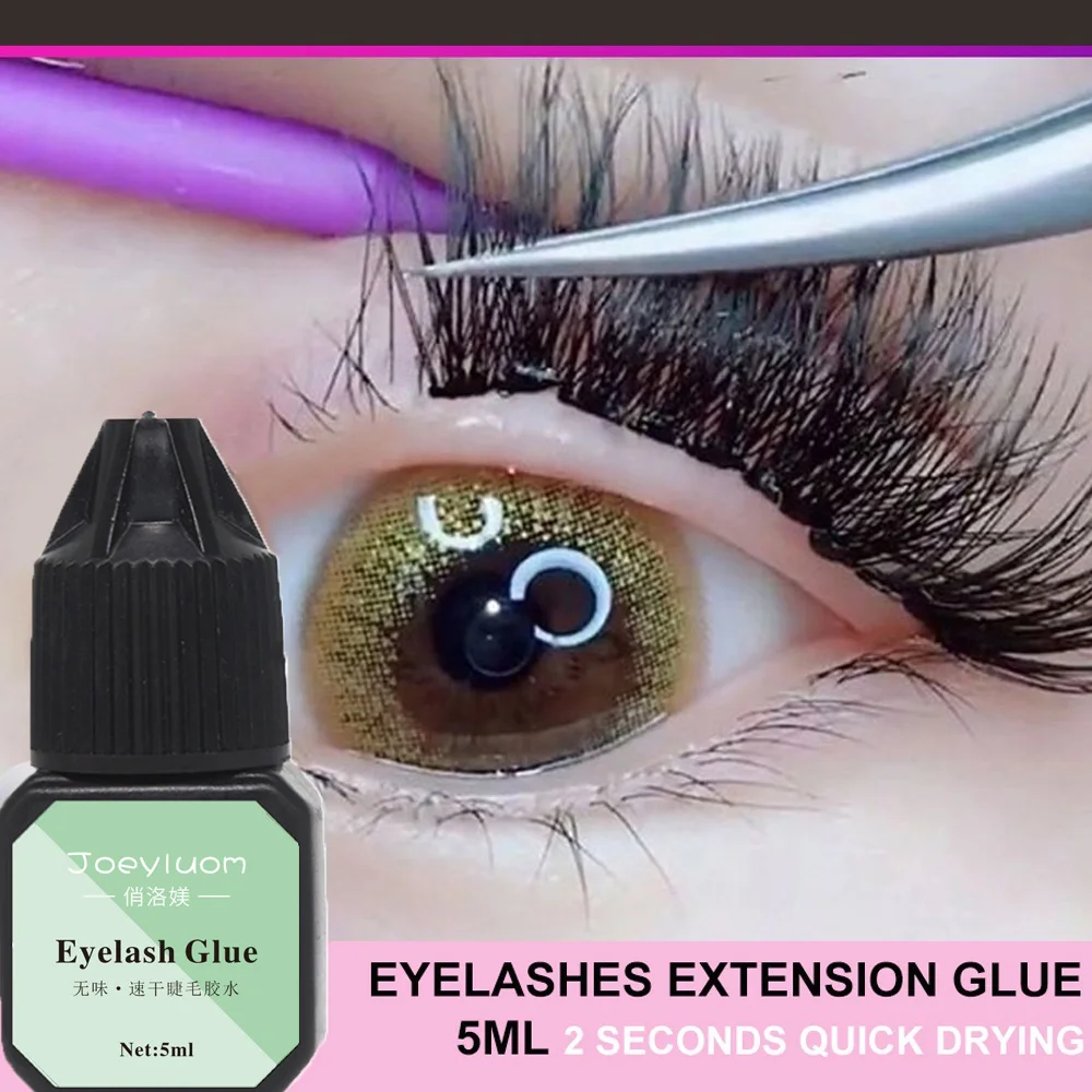 Top Trends: 5ml No Irritation Eyelashes Extension Glue Quick Drying Long Lasting Waterproof Adhesive Black Eyelash Cluster Glue Makeup Tool Shoppable Styles