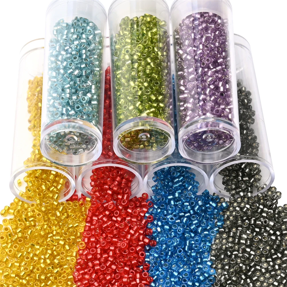 Top Trends: 2mm Silver Colour Inside Seed Beads Glass Craft Beads Bracelets Necklace Ring Making Seedbeads For DIY Art Craft Shoppable Styles