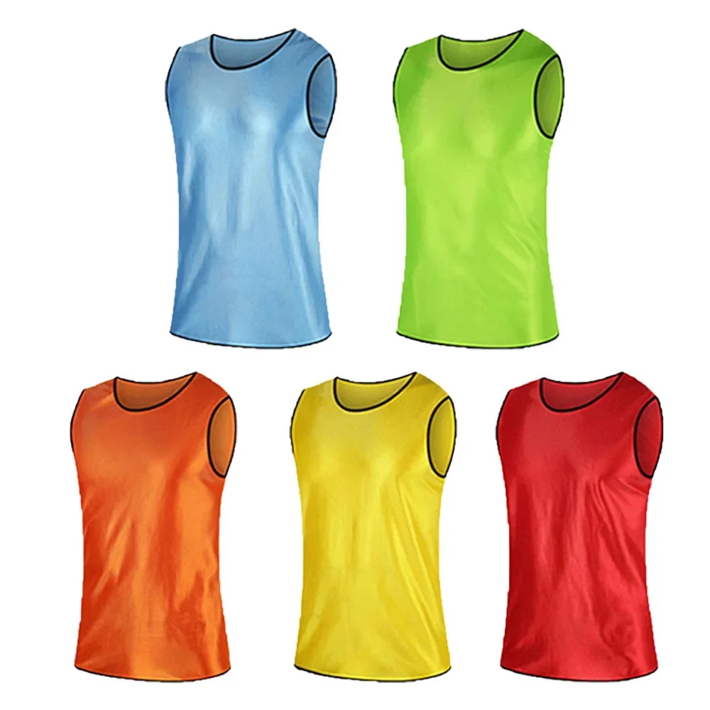 Top Trends: 6PCS / 12PCS Soccer Training Team Vest Football Jerseys Sports Shirt Kids And Adults Breathable For Men Women Sports Practice Vest Shoppable Styles