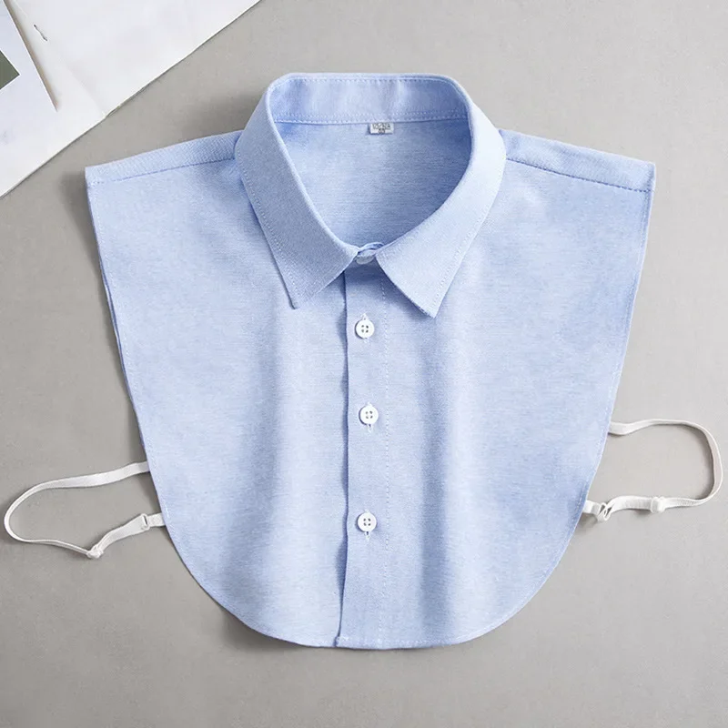 Top Trends: Oxford Textile Cotton Fake Collar For Men Unisex Versatile Spring Summer Fashion Business Collar Inside Office Work Fake Shirt Shoppable Styles - Image 4