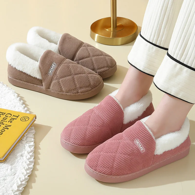 Top Trends: Pallene New Fur Slippers For Women Men Winter Warm Plush Antiskid Cozy Slippers Outdoor Home Cloud Thick Flat Sole Soft Slippers Shoppable Styles