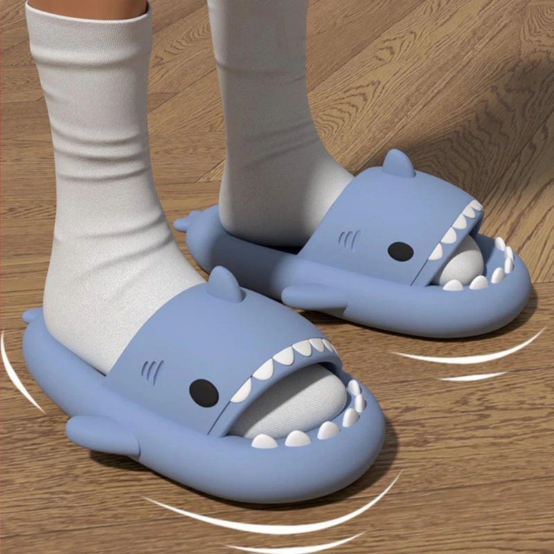 Top Trends: Comwarm New Kids Shark Slippers Fashion Children Soft Slippers Home Girls Boys Non-slip Sandals Outdoor Beach Cartoon Slides Shoppable Styles