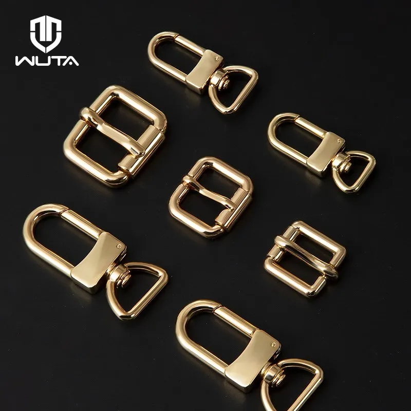 Top Trends: WUTA 1 Piece D Tail Hook Buckle D Ring Lobster Clasp Metal Roller Pin Buckle DIY Accessories For LV Bag Strap Belt Dog Collar Shoppable Styles