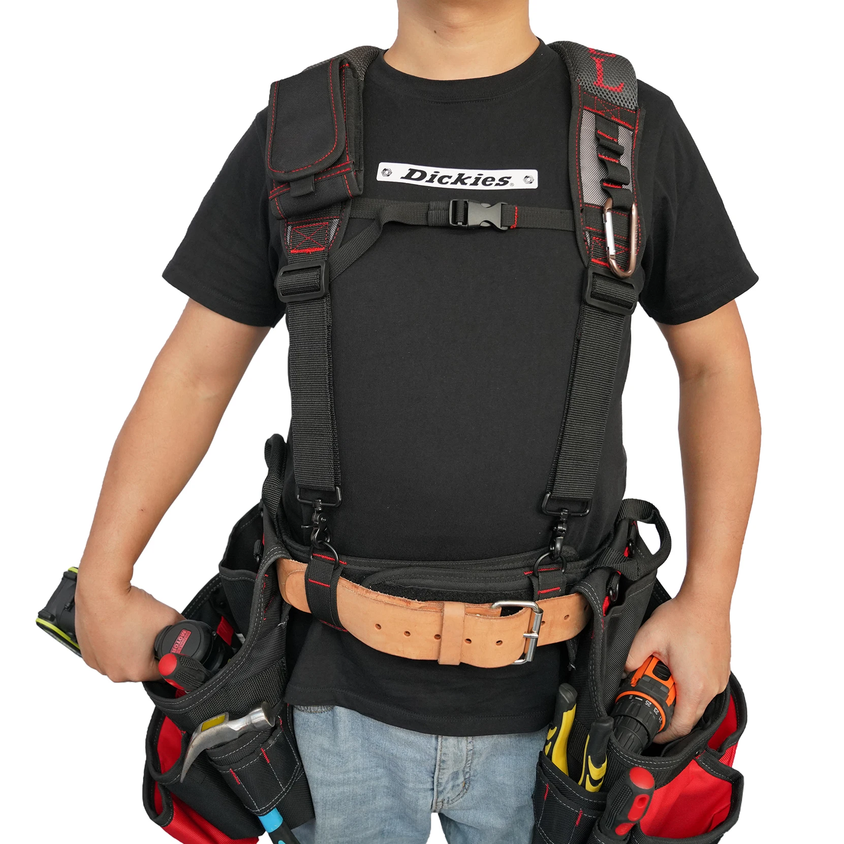 Top Trends: MELOTOUGH Gel Construction Work Suspender Tool Belt Suspenders With Gel Shoulder Pad Detachable Phone Holder Shoppable Styles