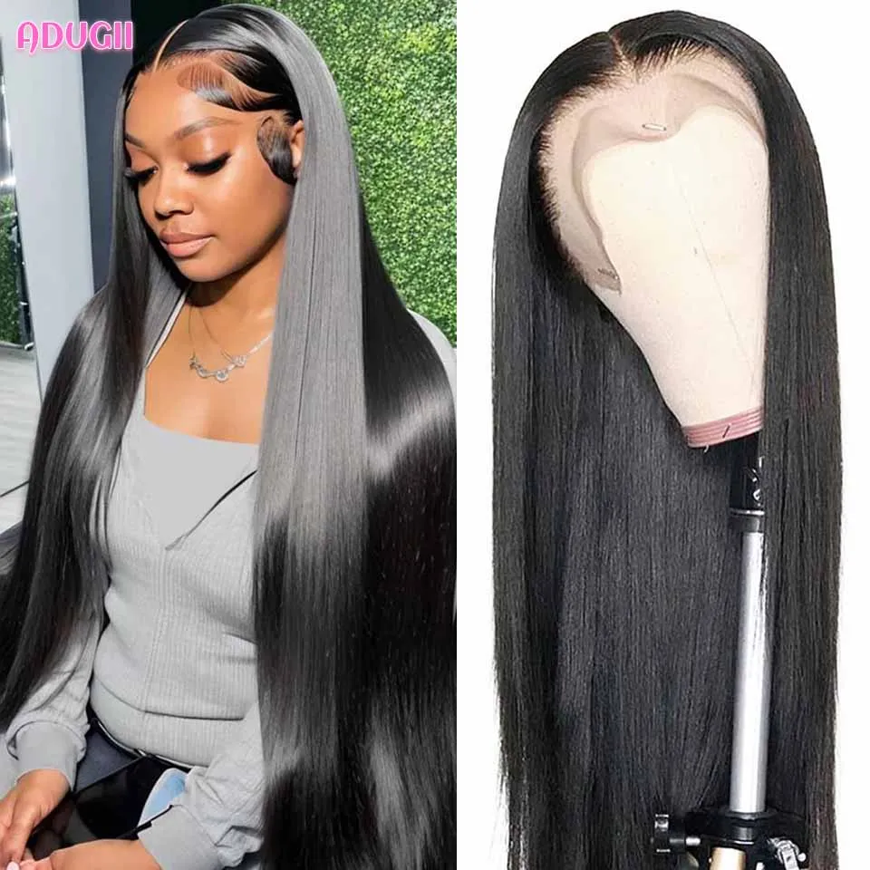 Top Trends: Straight Lace Front Human Hair Wigs 13x4 Hd Lace Frontal Wig For Black Women Brazilian 30inch 4x4 Lace Closure Glueless Wig Shoppable Styles