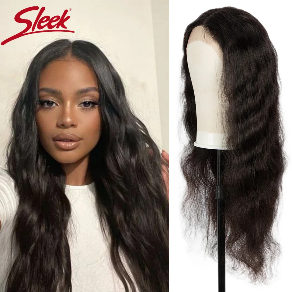 Top Trends: Sleek Body Wave Lace Human Hair Wigs For Women 28 Inch 4X4 Long Lace Brazilian Hair Wig Real Natural Straight Lace Closure Wigs Shoppable Styles