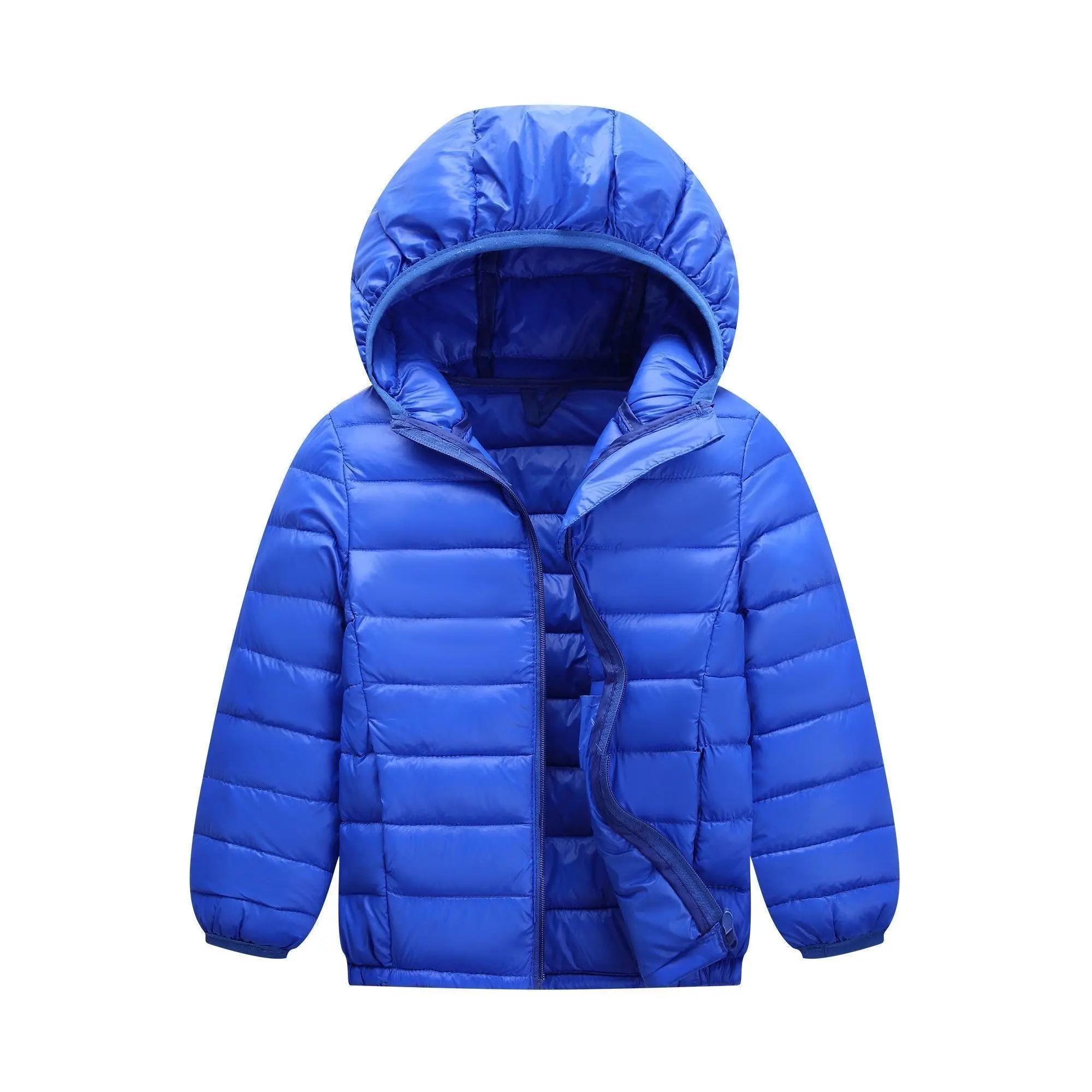 Top Trends: 2023 Down Jackets For Girls Winter Coat Candy Color Warm Kids Down Hooded Coats For Boys 1-14 Years Outerwear Children Clothes Shoppable Styles