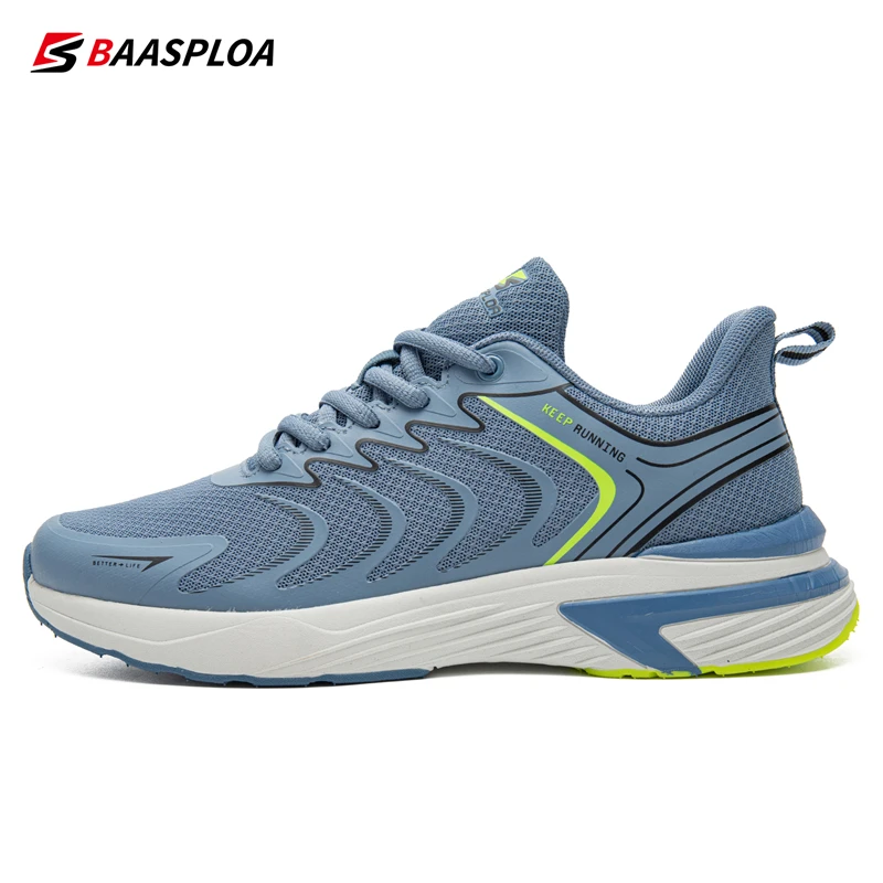 Top Trends: Baasploa 2023 Men&#039;s Running Shoes Lightweight Walking Shoe Mesh Breathable Fashion Male Outdoor Sports Sneakers Spring Tennis Shoppable Styles