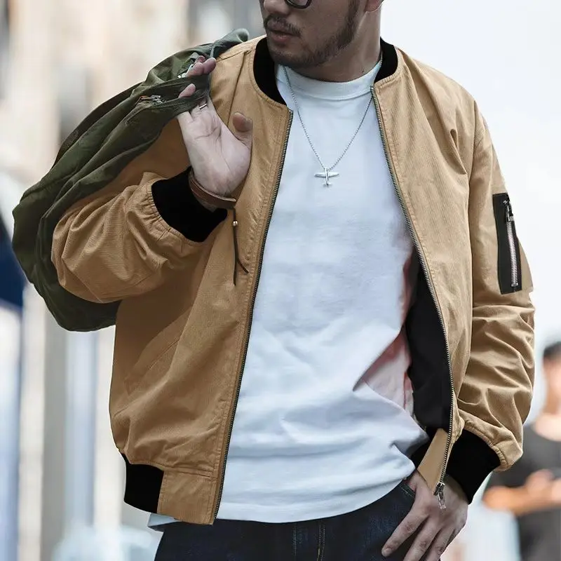 Top Trends: Men&#039;s Fashion Casual Jacket Coat Men&#039;s 2024 Spring And Autumn New Hot Selling Jacket Standing Slim Military Jacket Men Shoppable Styles