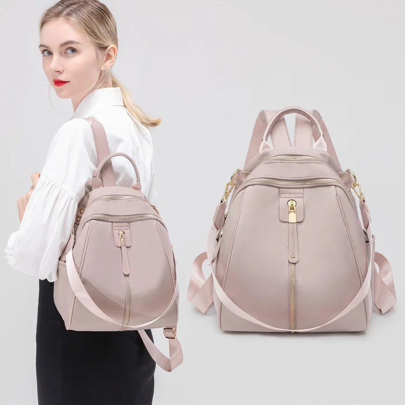 Top Trends: Women's Backpacks Fashion Girl Pink Bags Small Schoolbag 2024 New High Appearance Leisure Travel Bag Two Shoulders Cute Rucksack Shoppable Styles