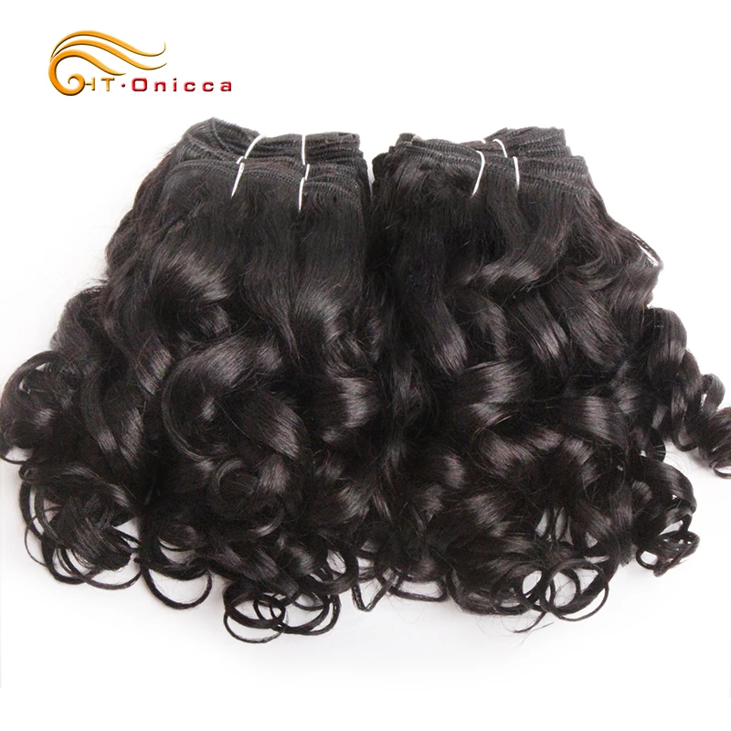 Top Trends: Curly Human Hair Bundles 100% Human Hair Bundles Brazilian Hair Weave Bundles 6 Pcs / Lot Color 1B / 2 / 4 / 30 / 33 / 99J Curly Hair Shoppable Styles