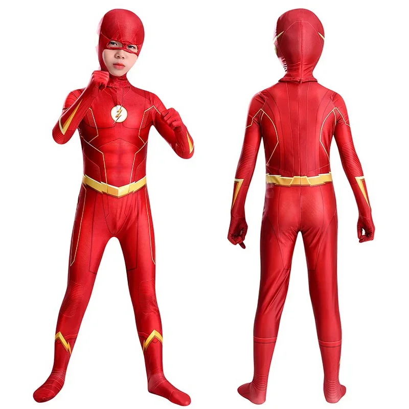 Top Trends: Anime Kids Flashboy Man Boys Cosplay Jumpsuit New Year Carnival Party Fancy Dress With Headgear Mask Sets Shoppable Styles