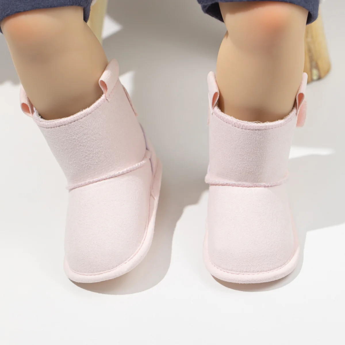 Top Trends: KIDSUN Newborn Snow Baby Booties Toddler First Walkers Shoes Winter Warm Cotton Anti-Slip Sole Baby Boy Girl Crib Shoes Shoppable Styles - Image 6