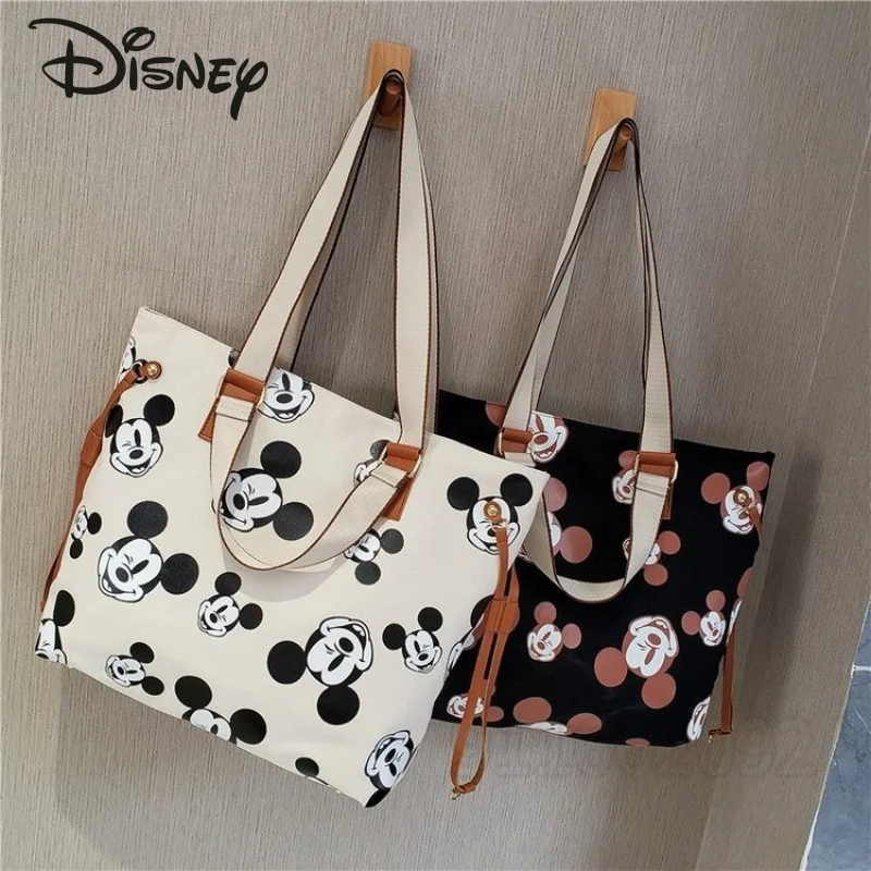 Top Trends: Disney Mickey New Women's Handbag Cartoon Women's Shoulder Bag High Capacity Travel Tote Bag Multifunctional Fashion Storage Bag Shoppable Styles