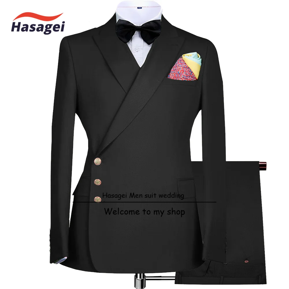 Top Trends: 2023 New Men's Suit Jackets And Pants 2-piece Set Elegant Wedding Tuxedo Blazer For Homme Custom Clothes Shoppable Styles