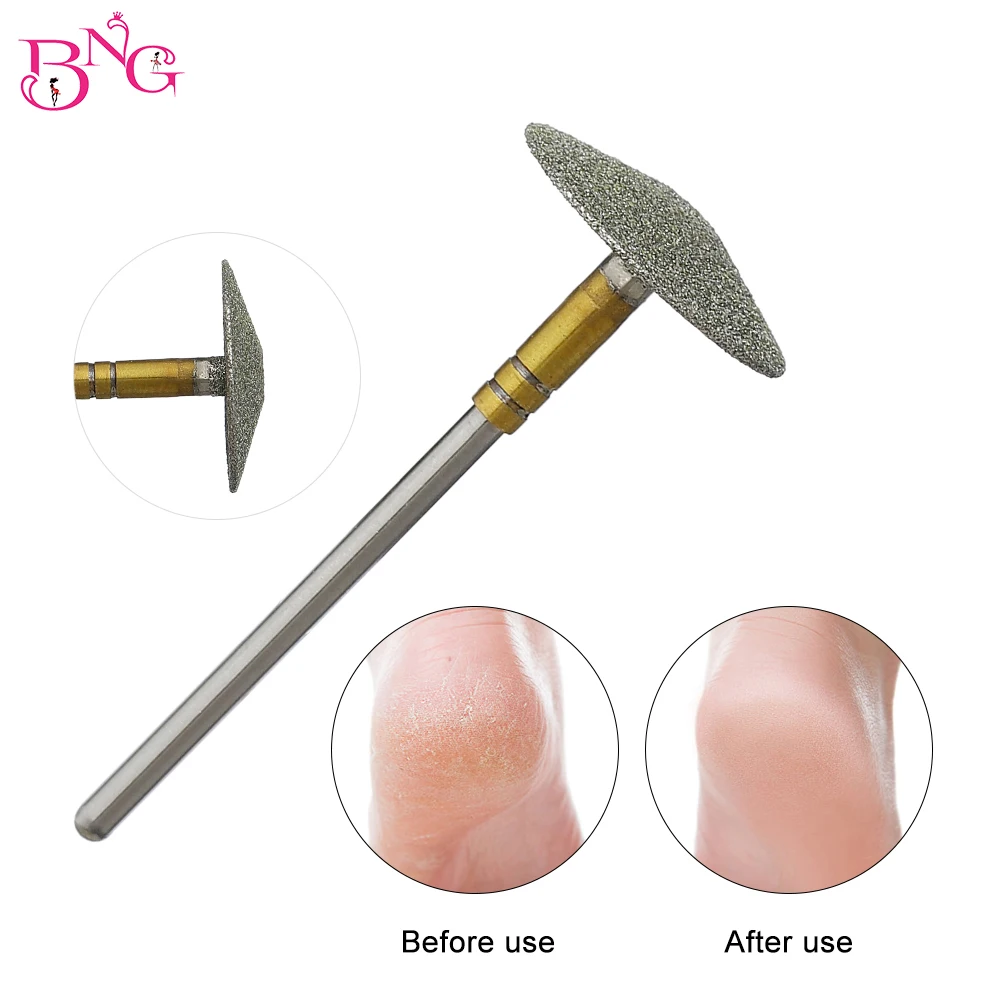 Top Trends: BNG Diamond Drill Bit 3/32" Rotary Burr Foot Cuticle Clean Manicure Pedicure Tools Drill Accessories Nail Mills Cutters Shoppable Styles - Image 2