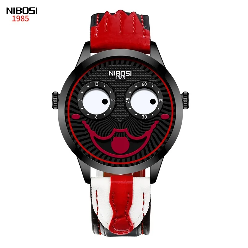 Top Trends: 2023 Funny Joker Watches For Men Top Luxury Brand Waterproof Business Personality Clown Green Male Wrist Watches Reloj Hombre Shoppable Styles - Image 5