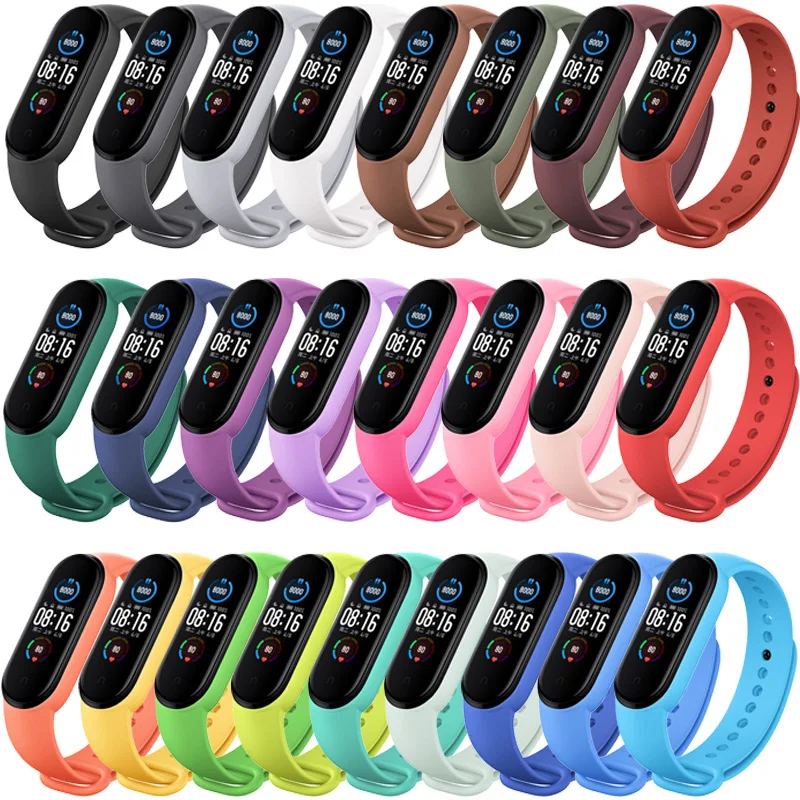 Top Trends: Replacement Bracelet For Xiaomi Mi Band 3 4 5 6 7 Strap Silicone Wrist Strap For Miband 3 4 5 6 Wriststrap Smart Watch Band Shoppable Styles