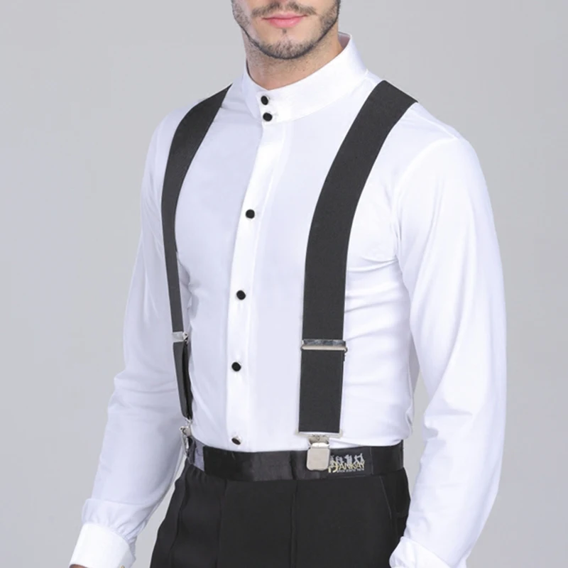 Top Trends: Heavy Duty Big Size Work Suspenders For Men 5cm / 2 Inch Wide X Back With 4 Strong Clips Adjustable Elastic Trouser Braces Straps Shoppable Styles