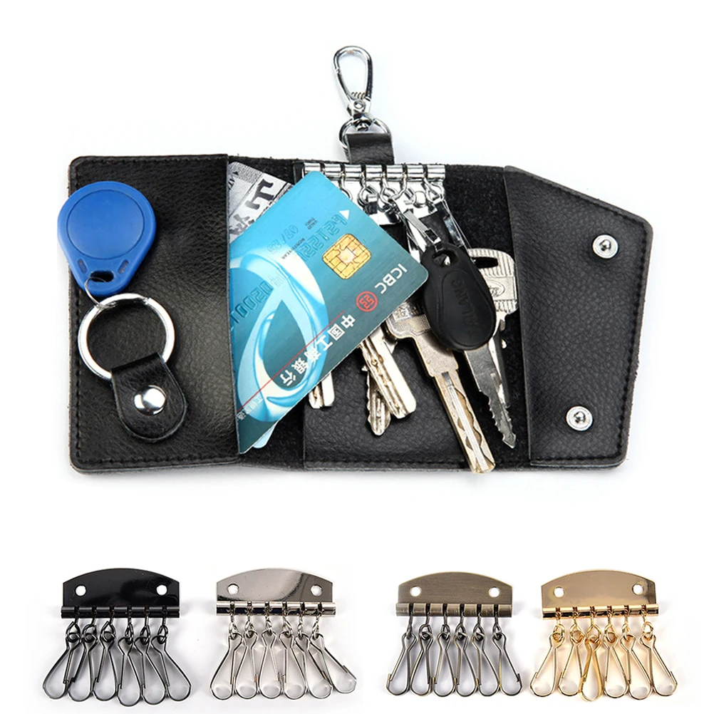 Top Trends: 1PCS DIY Handbag Purse Inside Key Ring Row Metal Bag Buckles Handmade Fabric Leather Craft DIY Key Bag Accessories Shoppable Styles