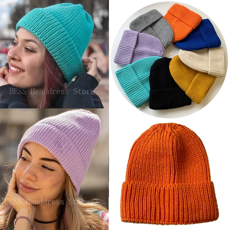 Top Trends: 2023 New Winter Hats For Women Men Knitted Solid Soft Cool Beanies Girls Autumn Warm Cap Female Casual Bonnet Skullies Wholesale Shoppable Styles