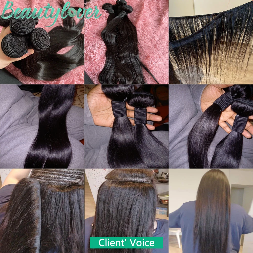 Top Trends: 28 30 32 Inch Bundles Human Hair Brazilian Straight Hair Weave Bundles 1 / 3 / 4 Pieces Wholesale Price 10A Thick Raw Hair For Women Shoppable Styles - Image 2