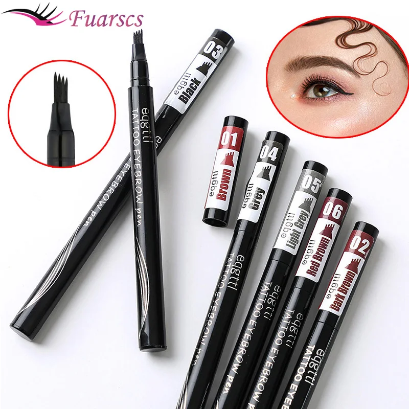 Top Trends: 6Colors Natural Eyebrow Pen Waterproofeye Brow Tint Makeup Eyebrow Pencil Female Makeup Eye Cosmetic Beauty Makeup Cosmetics Shoppable Styles