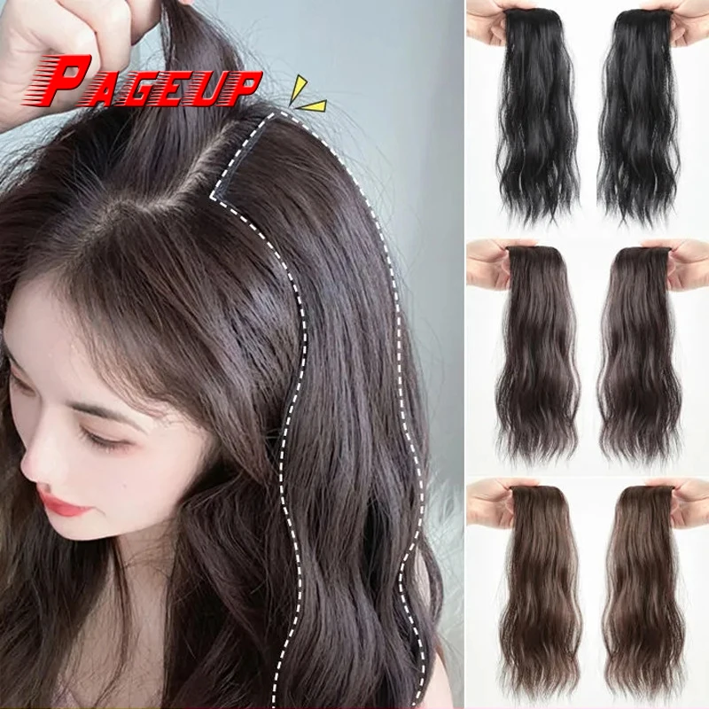 Top Trends: Synthetic Hair Curly Hair 25cm Mini Hair Pad Hair Natural Black Brown Hair Extension Clips In Hairpiece For Women Hair Wig Shoppable Styles