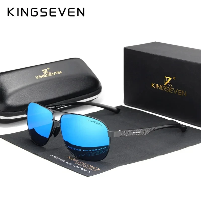 Top Trends: KINGSEVEN 2023 Brand Men Aluminum Sunglasses Polarized UV400 Mirror Male Eye Protection Glasses Women Men Oculos De Sol Eyewear Shoppable Styles