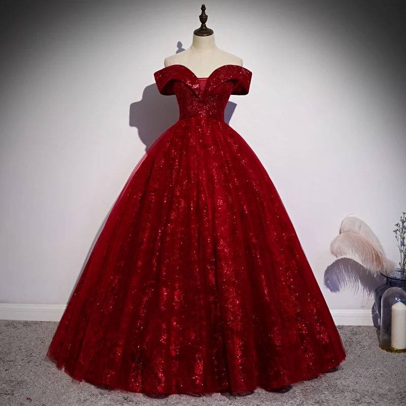 Top Trends: Ashely Alsa Wine Red Quinceanera Dresses Cap Sleeve Ball Prom Birthday Party Gown Sweet 16 15 Year Christening Pageant Dress Shoppable Styles