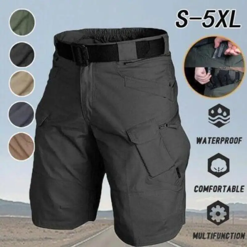 Top Trends: Men&#039;s Tactical Shorts Breathable Shorts Tactical Mountaineering Shorts Waterproof Wear-Resistant Multi-Pockets Shoppable Styles