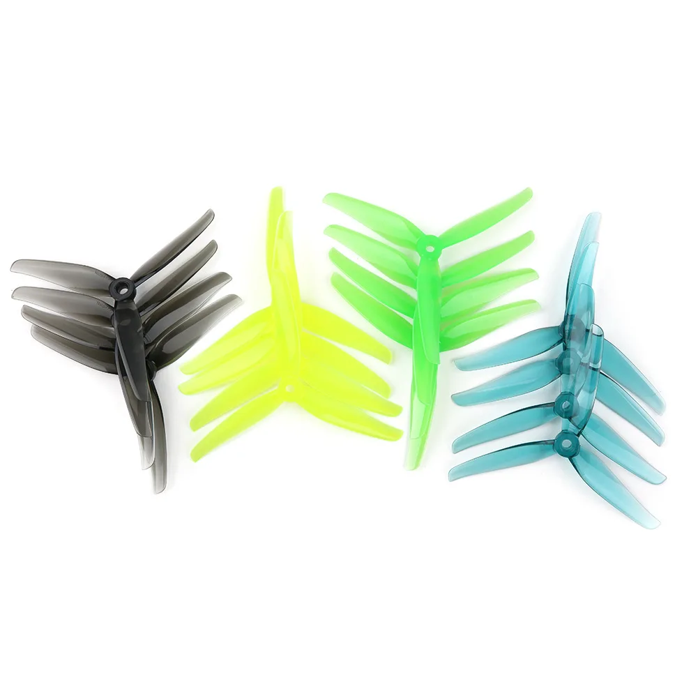 Sea9af58b2f2c456b992077068abc61d6z 4pair IFlight Nazgul F5 5.1x3.5x3 / F6 6x4x3 Tri-blade Propeller Compatible 22-23 Series Brushless Motor for RC FPV Drone Part