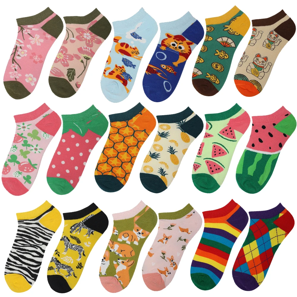 Top Trends: Spring And Summer New Man Woman AB Ankle Socks Couples Fashion Creative Tide Socks High Spring Anti-stripping Quality Socks Shoppable Styles