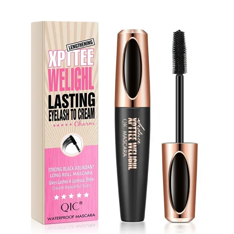 Top Trends: QIC Eyelash Mascara XPTTEE WELIGHL Lasting Mascara & Eyeliner Waterproof Thick Long Curly Silicone Eyelash Brush 4D Mascara Shoppable Styles