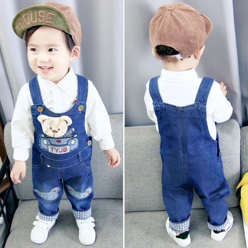 Top Trends: DIIMUU Kids Baby Boys Girls Clothes Jumpers Toddler Children Overalls Denim Suspender Pants Jumpsuit Trousers 1 2 3 4 Years Shoppable Styles