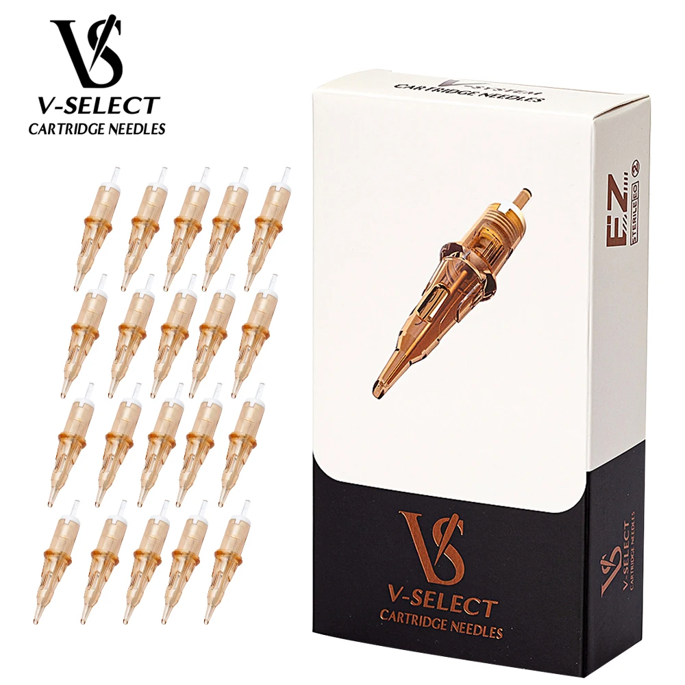 Top Trends: EZ V Select Tattoo Cartridge Needles #10 (0.30 MM) Round Liner Safety Elastic Membrane For Rotary Machines 20 PCS / Box Shoppable Styles