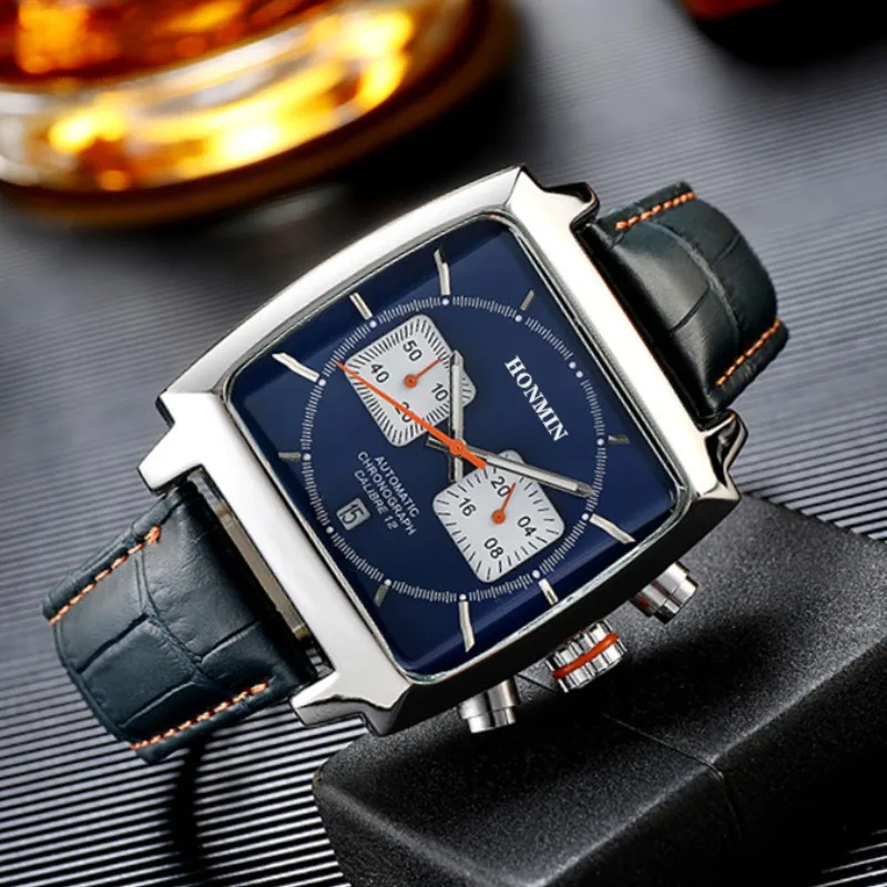 Top Trends: Trend Fashion Top Men's Watch Business Casual Waterproof Luminous Calendar Wristwatch Multi-functional Square Watches For Men Shoppable Styles