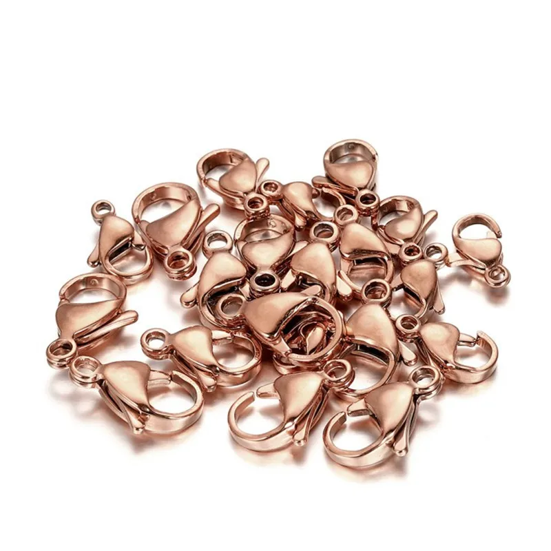 Top Trends: 10-30Pcs Stainless Steel Gold Plated Lobster Clasp Claw Clasps For Bracelet Necklace Chain Diy Jewelry Making Findings Supplies Shoppable Styles - Image 6